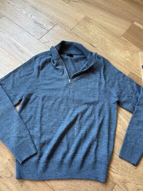 J.crew wool blend pullover sweater mens small